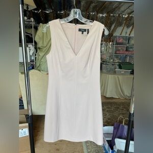 Theory Blush Pink Crepe Shift Dress